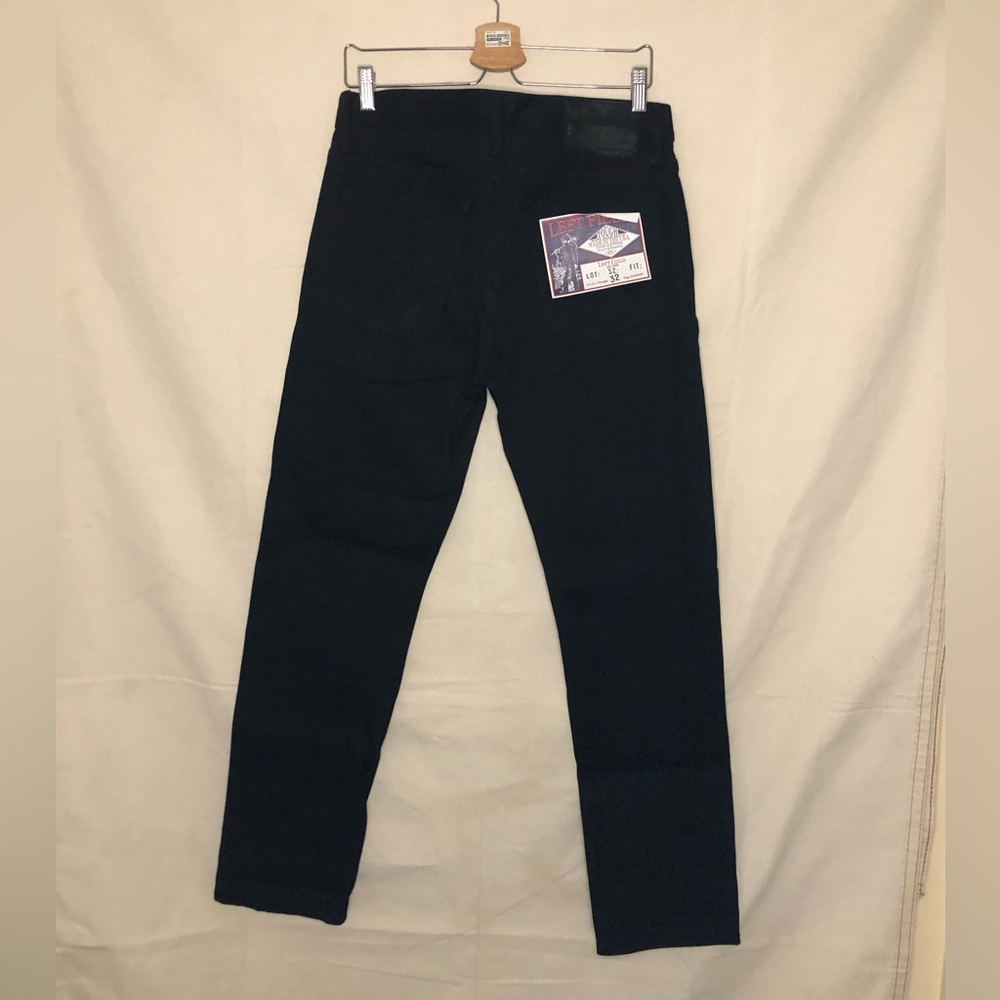 LEFT FIELD DENIM JEANS IN BLACK MADE IN USA